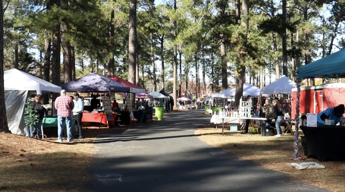 Christmas Lane Market in Thomason, Ga. 